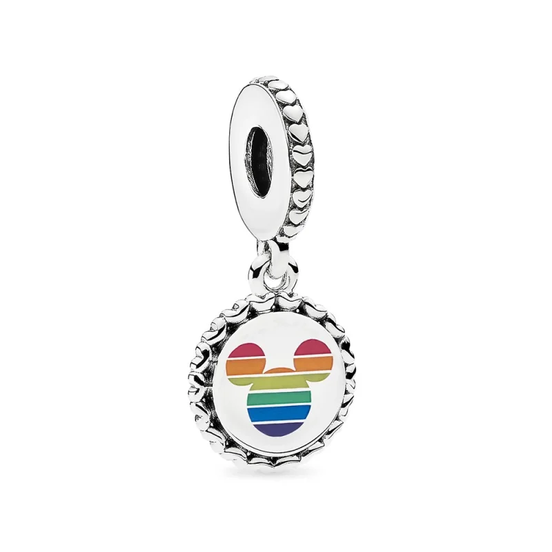 (image for) PANDORA Disney, Mickey Mouse Rainbow Dangle Charm - P400036052279 - Product Image