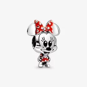 PANDORA Disney Minnie Mouse Dotted Dress & Bow Charm - 798880C02 PANDORA Disney Minnie Mouse Dotted Dress & Bow Charm - 798880C02