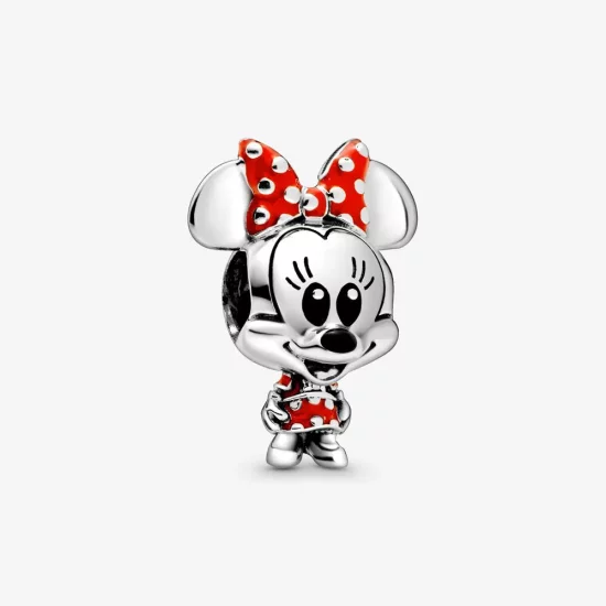 PANDORA Disney Minnie Mouse Dotted Dress & Bow Charm - 798880C02