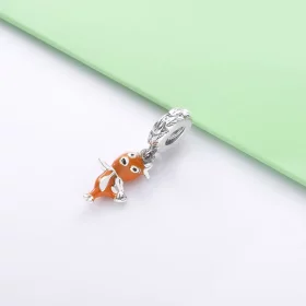 PANDORA Disney orange bird sterling silver dangle with orange and black enamel - 798877C01 PANDORA Disney orange bird sterling silver dangle with orange and black enamel - 798877C01