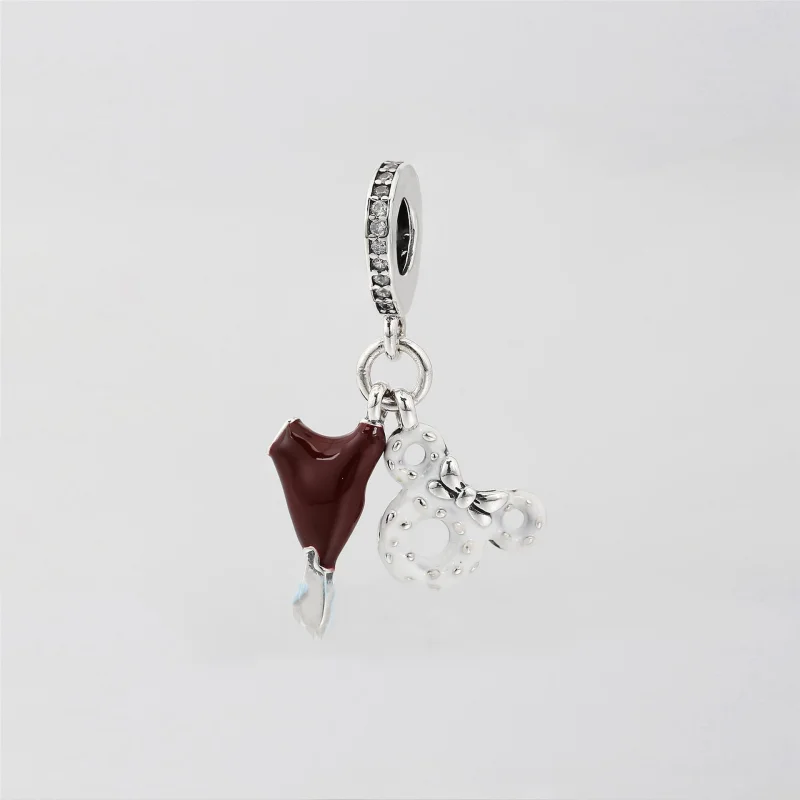 (image for) Pandora Disney Park Ice Cream & Donut Dangle Charm - 798894C01 - View 2