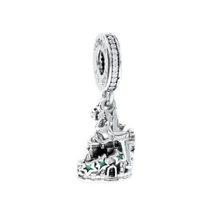 (image for) Pandora Disney Park Tinker Bell & Castle Dangle Charm - 798856C01