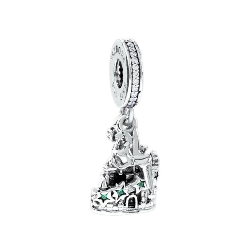 (image for) Pandora Disney Park Tinker Bell & Castle Dangle Charm - 798856C01 - Product Image