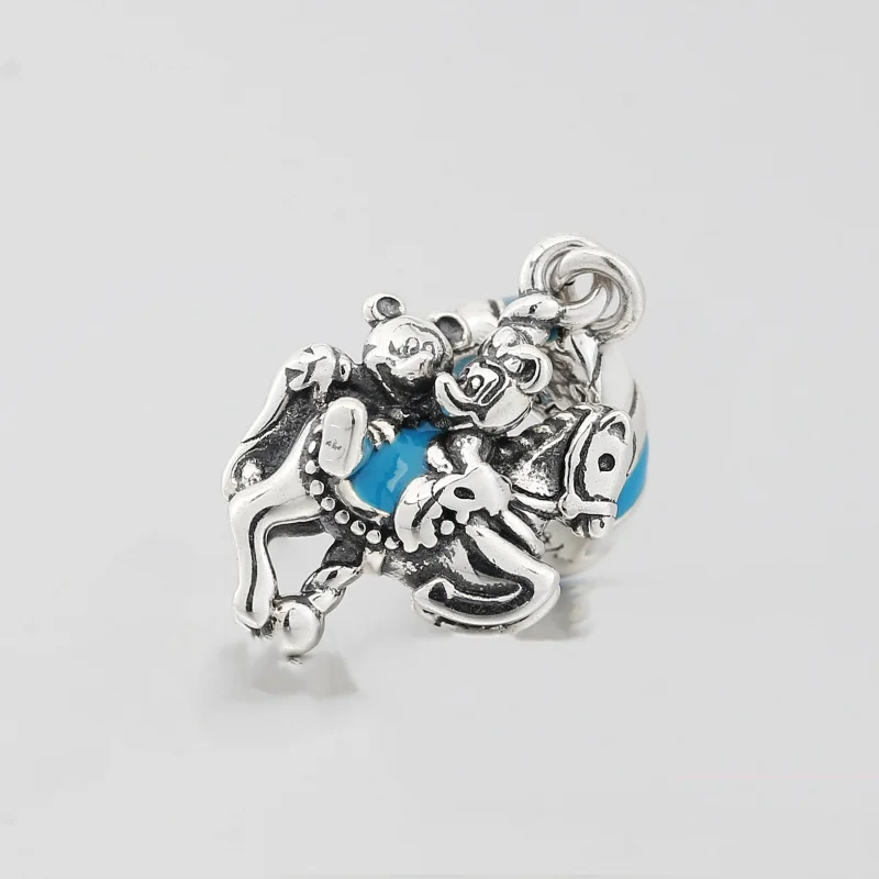 (image for) Pandora disney parks mickey minnie carousel dangle charm - 798900C01 - View 3
