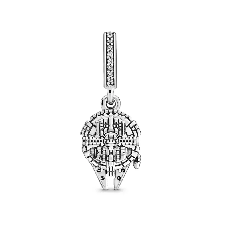 (image for) Pandora Disney Parks Star Wars Millennium Falcon Dangle - P400920713941 - View 3