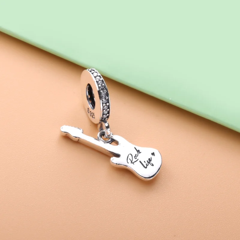 (image for) PANDORA Electric Guitar Dangle Charm - 798788C01 - View 4