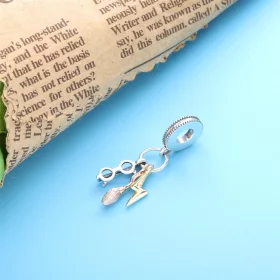 PANDORA Harry Potter, Glasses, Nimbus 2000 & Lightning Bolt Dangle Charm - 799129C00 PANDORA Harry Potter, Glasses, Nimbus 2000 & Lightning Bolt Dangle Charm - 799129C00