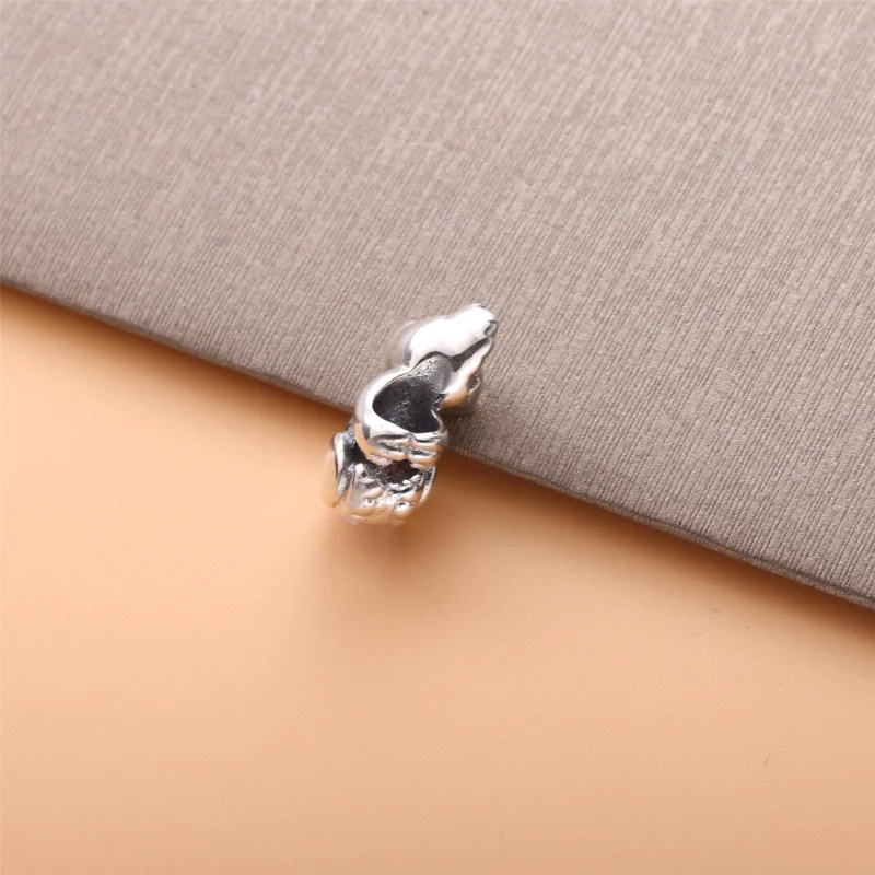(image for) Pandora Koala Charm, Black Enamel & Clear CZ - 798431C01 - View 3