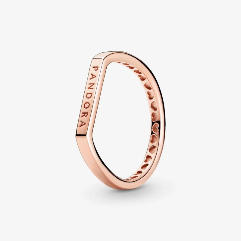 (image for) PANDORA Logo Bar Stacking Ring - 189048C00 - Product Image
