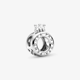 Pandora Logo & Crown O Charm - 799036C00 Pandora Logo & Crown O Charm - 799036C00
