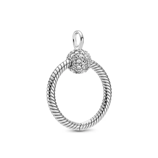 Pandora Moments Small Pavé O Pendant - 399097C01