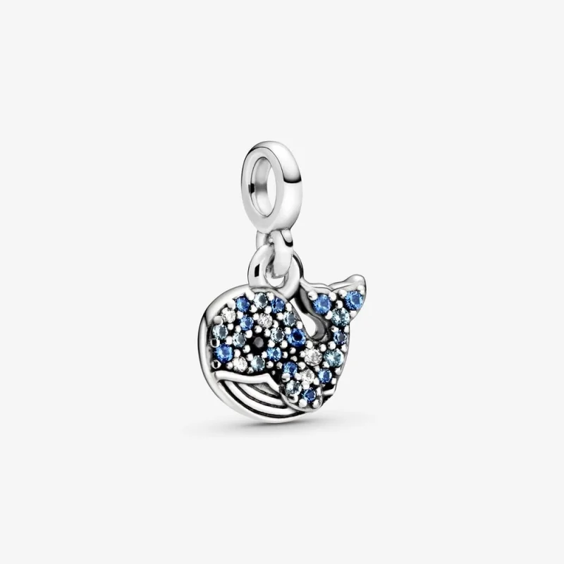 (image for) PANDORA My Blue Whale Dangle Charm - 798972C01 - Product Image