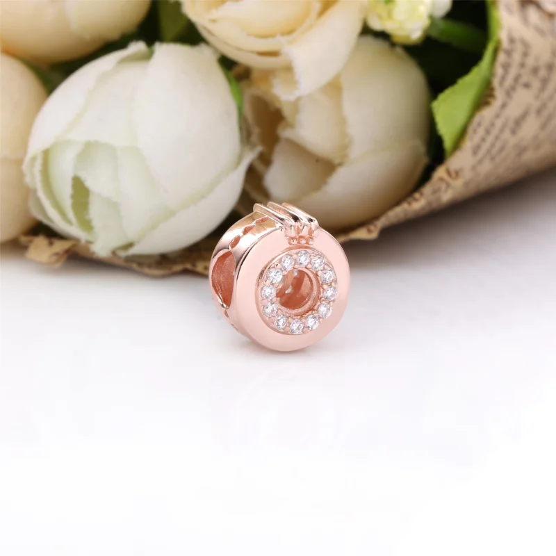 (image for) PANDORA Open Center Pavé Crown O Charm - 789059C01 - View 2