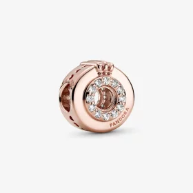 PANDORA Open Center Pavé Crown O Charm - 789059C01