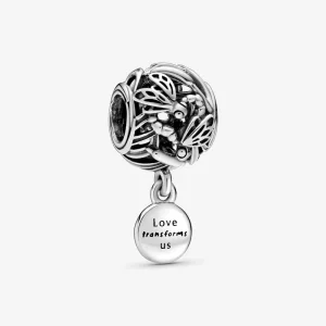 (image for) PANDORA Openwork Dragonfly Love Charm - 798814C00