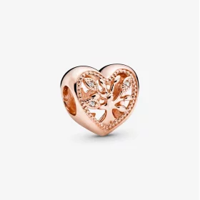 PANDORA Openwork Family Tree Heart Charm - 788826C01 PANDORA Openwork Family Tree Heart Charm - 788826C01