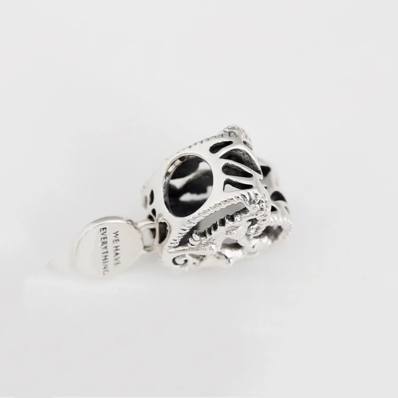 (image for) PANDORA Openwork Seahorses Heart Charm - 798949C00 - View 2