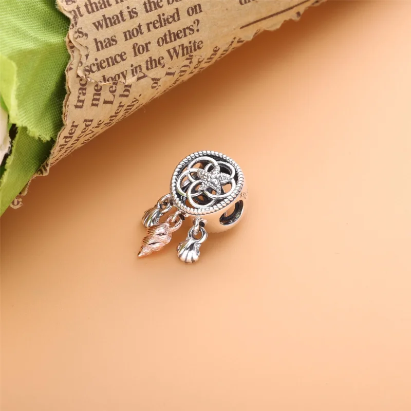 (image for) PANDORA Openwork Seashell Dreamcatcher Charm - 788944C00 - View 2