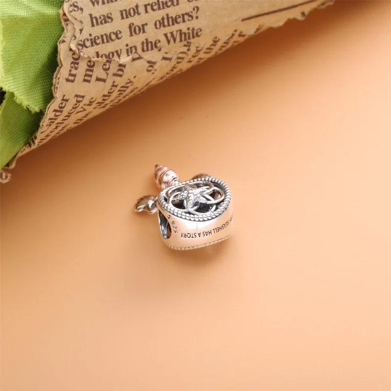 (image for) PANDORA Openwork Seashell Dreamcatcher Charm - 788944C00 - View 3