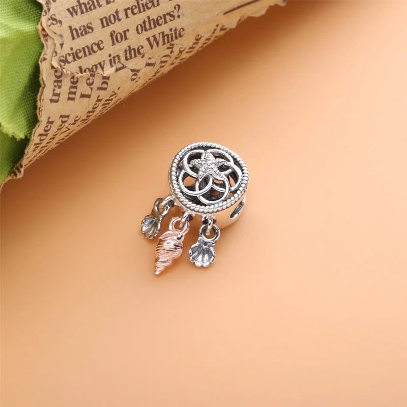 (image for) PANDORA Openwork Seashell Dreamcatcher Charm - 788944C00 - View 4