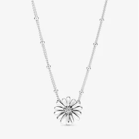 PANDORA Pavé Daisy Flower Collier Necklace - 398964C01 PANDORA Pavé Daisy Flower Collier Necklace - 398964C01