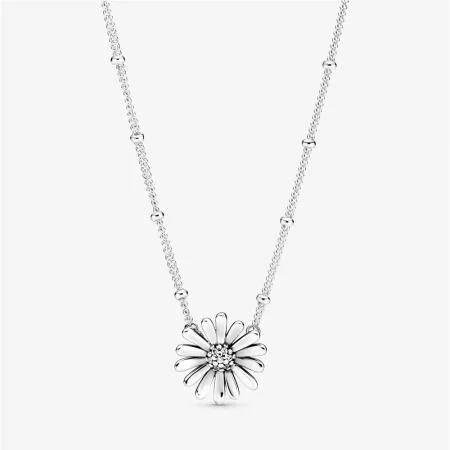 PANDORA Pavé Daisy Flower Collier Necklace - 398964C01