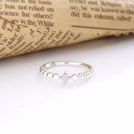 PANDORA Petal Pink Beaded Ring - 198867C09