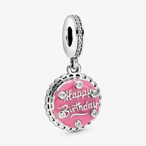 (image for) PANDORA Pink Birthday Cake Dangle Charm - 798888C01