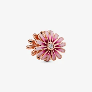 PANDORA Pink Daisy Flower Charm - 788775C01 (image for) PANDORA Pink Daisy Flower Charm - 788775C01