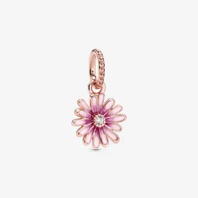 PANDORA Pink Daisy Flower Dangle Charm - 788771C01 PANDORA Pink Daisy Flower Dangle Charm - 788771C01