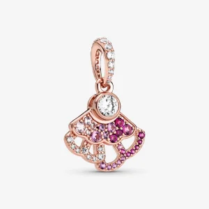 (image for) PANDORA Pink Fan Dangle Charm - 788147C01