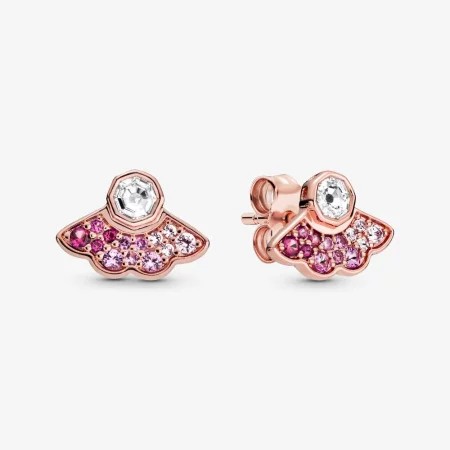 PANDORA Pink Fan Stud Earrings - 288194C01 PANDORA Pink Fan Stud Earrings - 288194C01