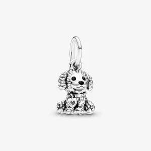 (image for) PANDORA Poodle Puppy Dog Dangle Charm - 798871C01