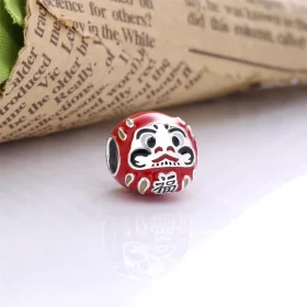 PANDORA Red Daruma Doll Charm - 798920C01 PANDORA Red Daruma Doll Charm - 798920C01