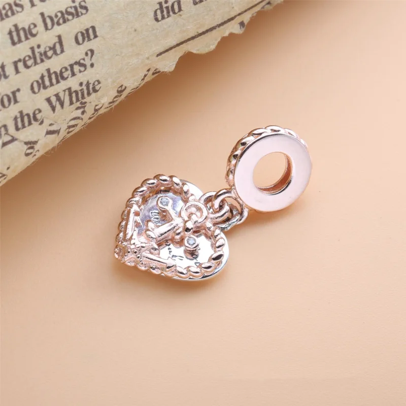 (image for) PANDORA Rope Heart & Love Anchor Dangle Charm - 788940C01 - View 2