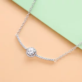 PANDORA Round Sparkle Necklace - 398490C01 PANDORA Round Sparkle Necklace - 398490C01