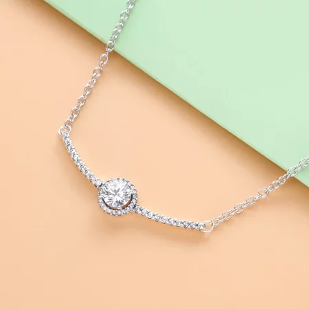PANDORA Round Sparkle Necklace - 398490C01