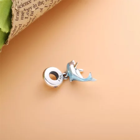 PANDORA Shimmering Dolphin Dangle Charm - 798947C01