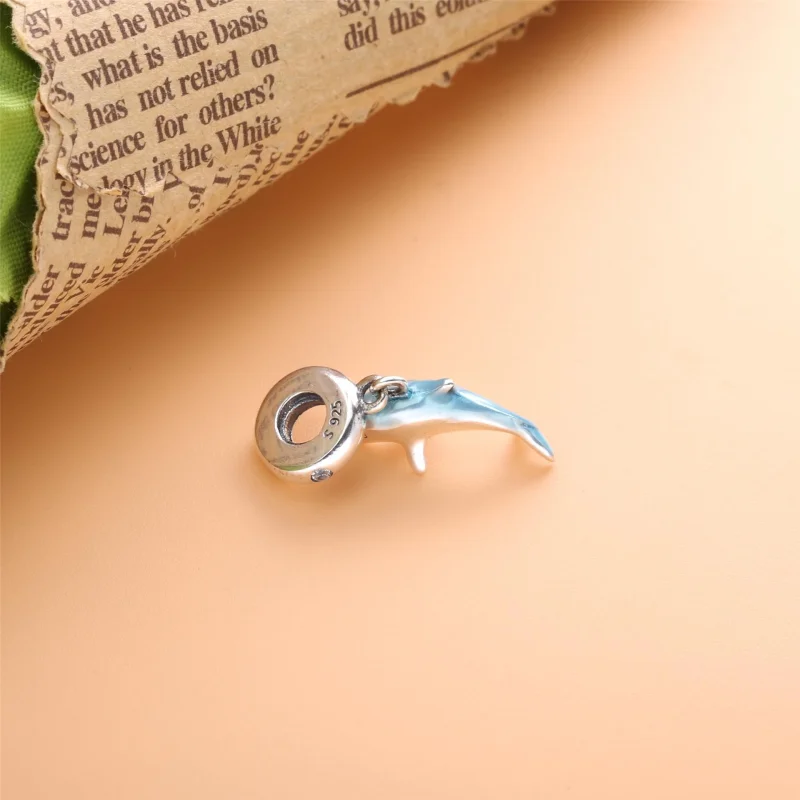 (image for) PANDORA Shimmering Dolphin Dangle Charm - 798947C01 - View 4
