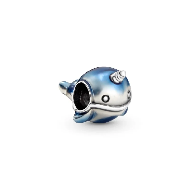 (image for) PANDORA Shimmering Narwhal Charm - 798965C01 - Product Image