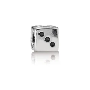(image for) Pandora Silver Dice Charm - 790116