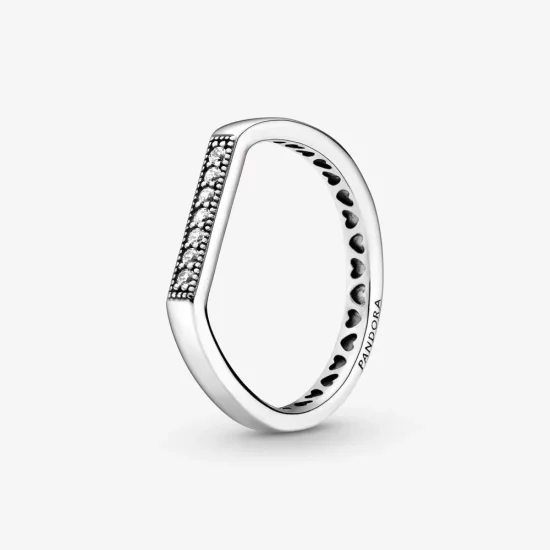 PANDORA Sparkling Bar Stacking Ring - 199041C01