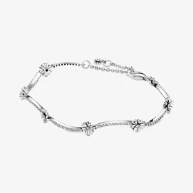 PANDORA Sparkling Daisy Flower Bracelet - 598807C01