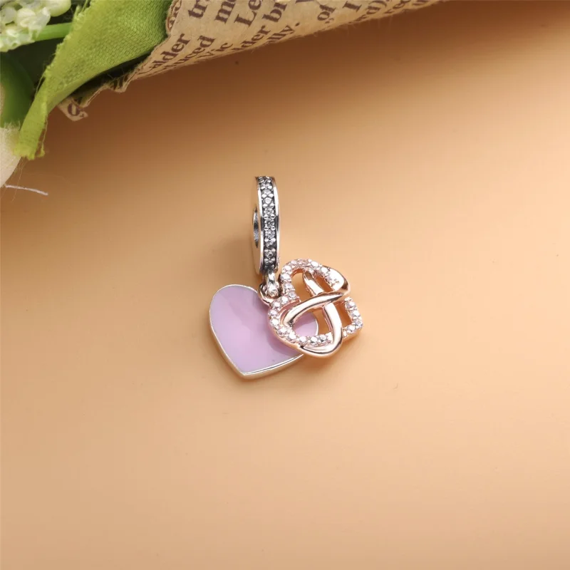 (image for) PANDORA Sparkling Infinity Family Forever and Always Dangle Charm - 788878C01 - View 4