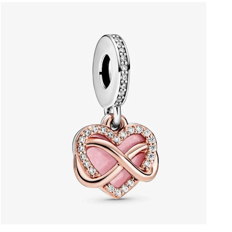 (image for) PANDORA Sparkling Infinity Family Forever and Always Dangle Charm - 788878C01 - Product Image