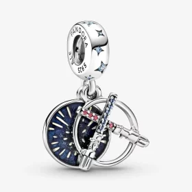 PANDORA Star Wars Lightsaber Double Dangle Charm - 799252C01 PANDORA Star Wars Lightsaber Double Dangle Charm - 799252C01
