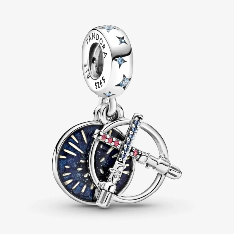 (image for) PANDORA Star Wars Lightsaber Double Dangle Charm - 799252C01 - Product Image