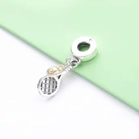 PANDORA Tennis Racket & Ball Dangle Charm - 769026C01 PANDORA Tennis Racket & Ball Dangle Charm - 769026C01