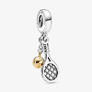 (image for) PANDORA Tennis Racket & Ball Dangle Charm - 769026C01