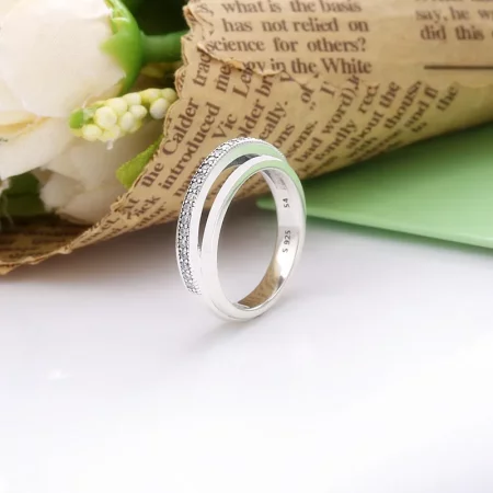 PANDORA Triple Band Pavé Ring - 199040C01